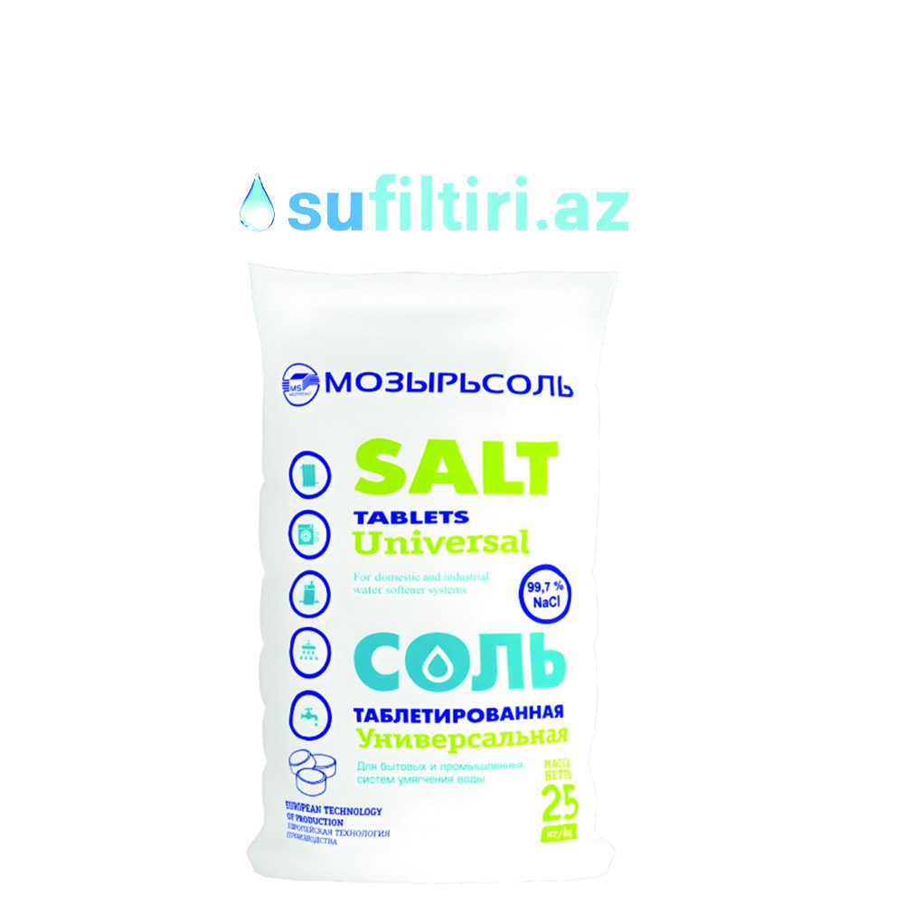 Su yumsaltma duzu Belarus 25 kq