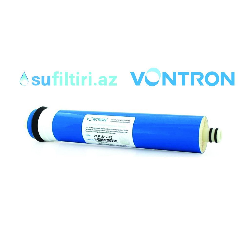 Su filteri membranı Vontron 80 GPD