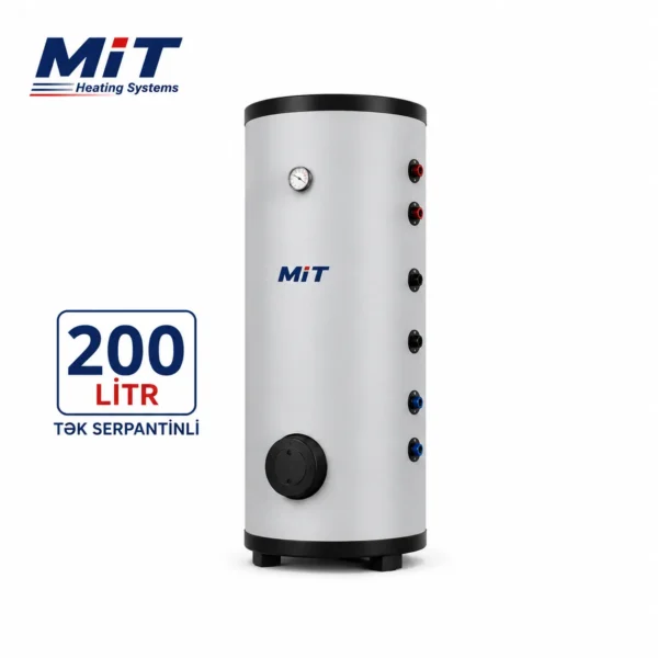 MIT 200 L Boyler – Tək Serpantinli MIT 200 L boyler – tək serpantinli boyler