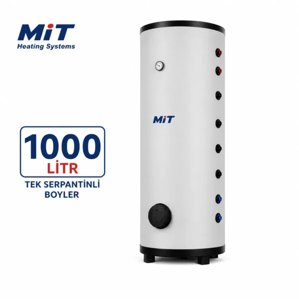 MIT 1000 L tək serpantinli boyler